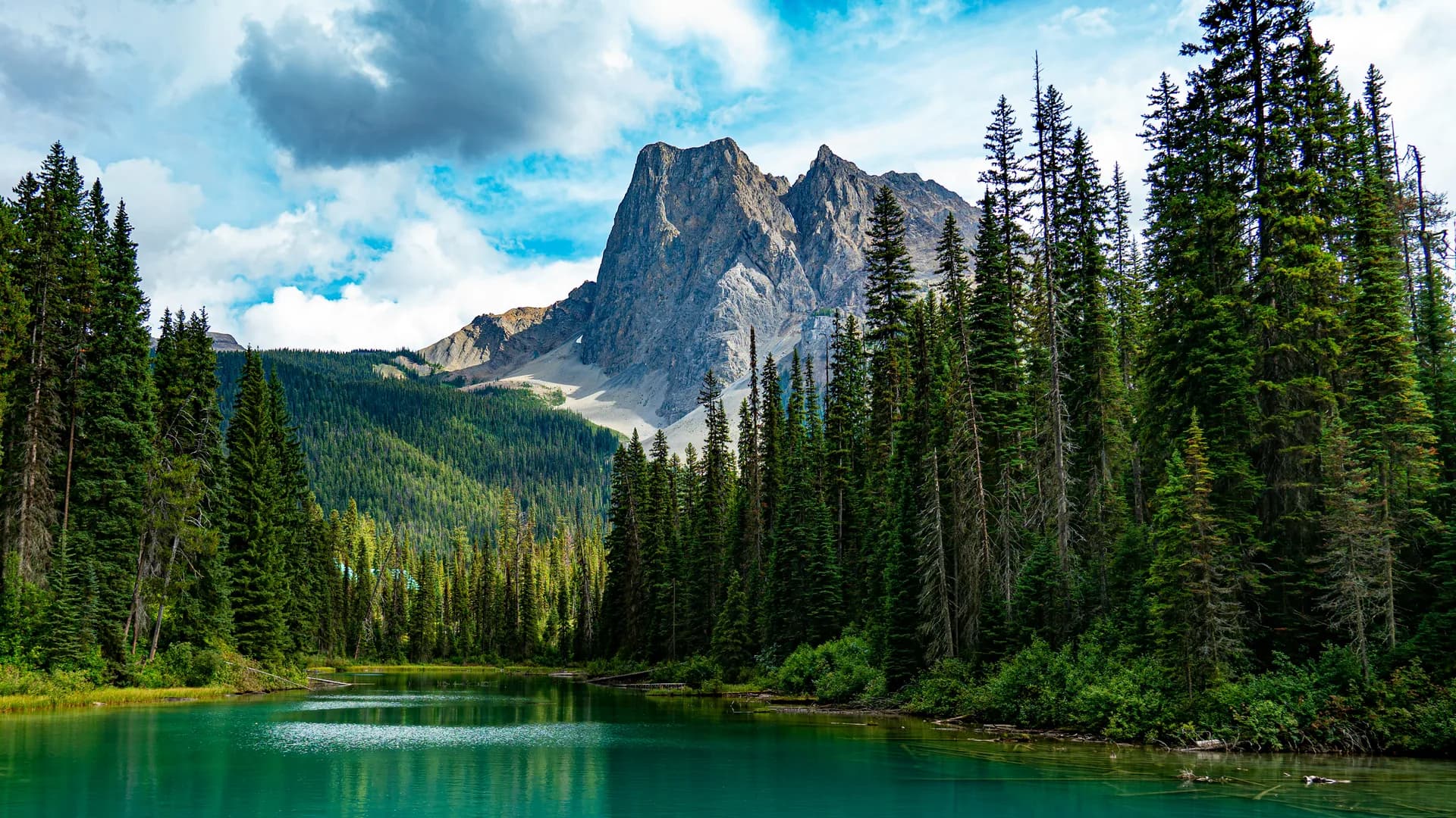 Le lac Emerald, parc national Banff
